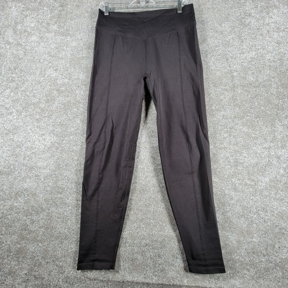 Victoria's Secret Pink Pull On Leggings Womens XL Black Stretch Elastic Waist
